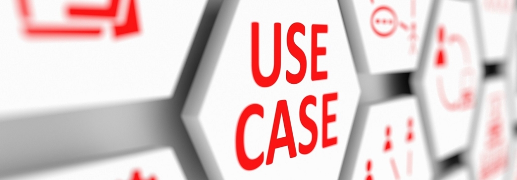 USE CASE concept cell blurred background 3d illustration